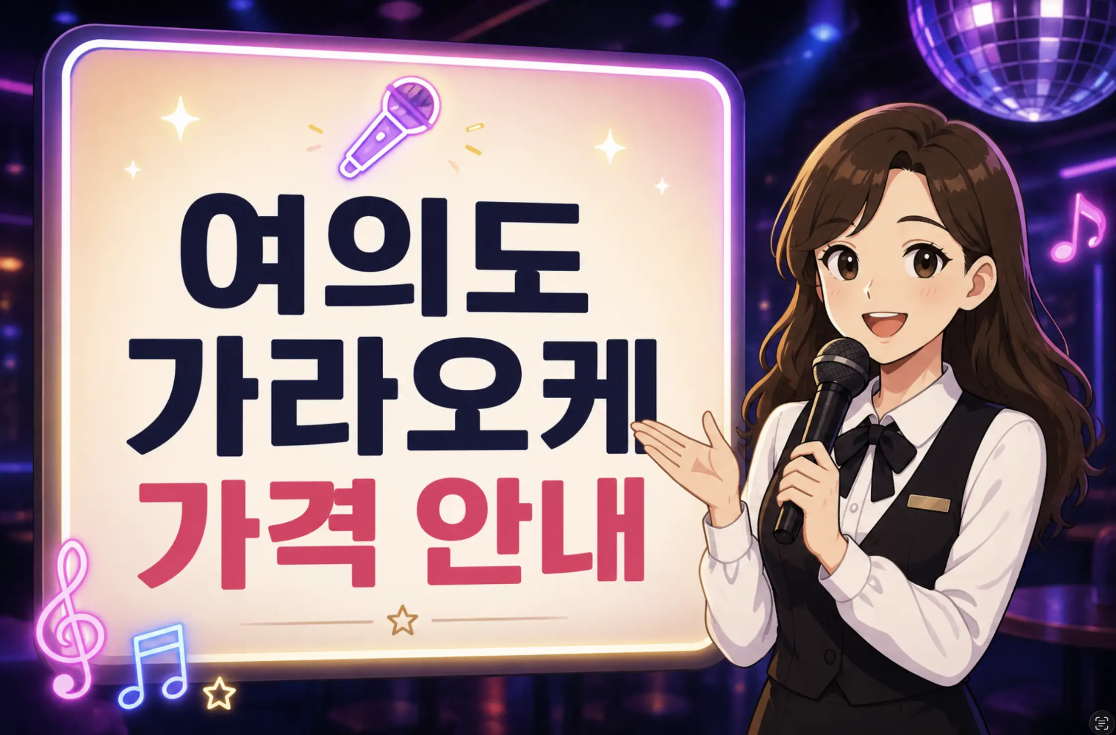 여의도가라오케 가격 안내